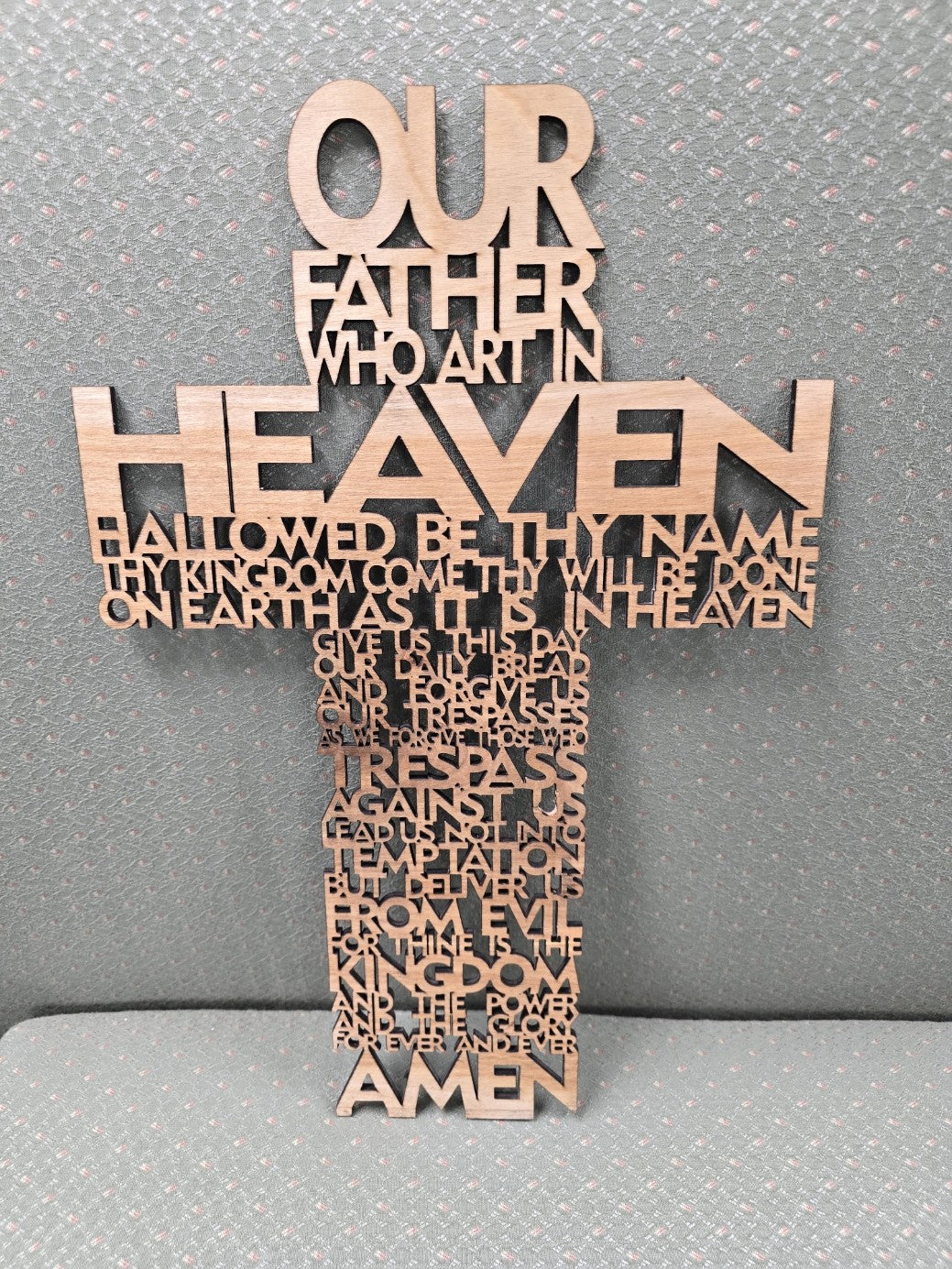 Lord's Prayer Cross
