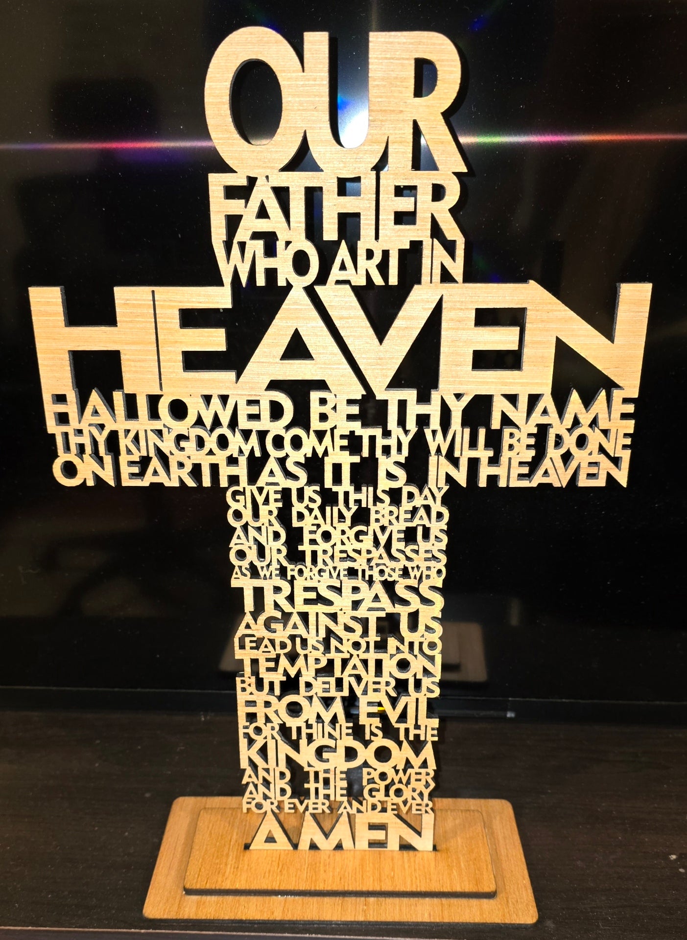 Lord's Prayer Cross
