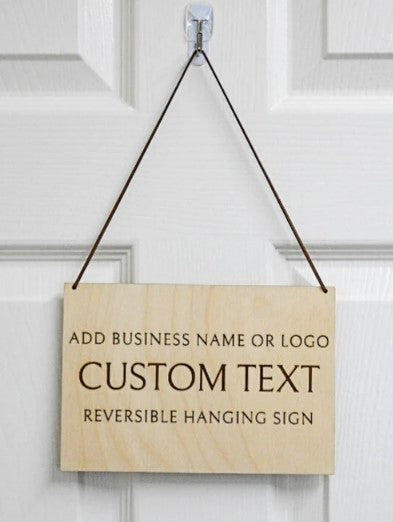 Custom Wooden Hanging Sign